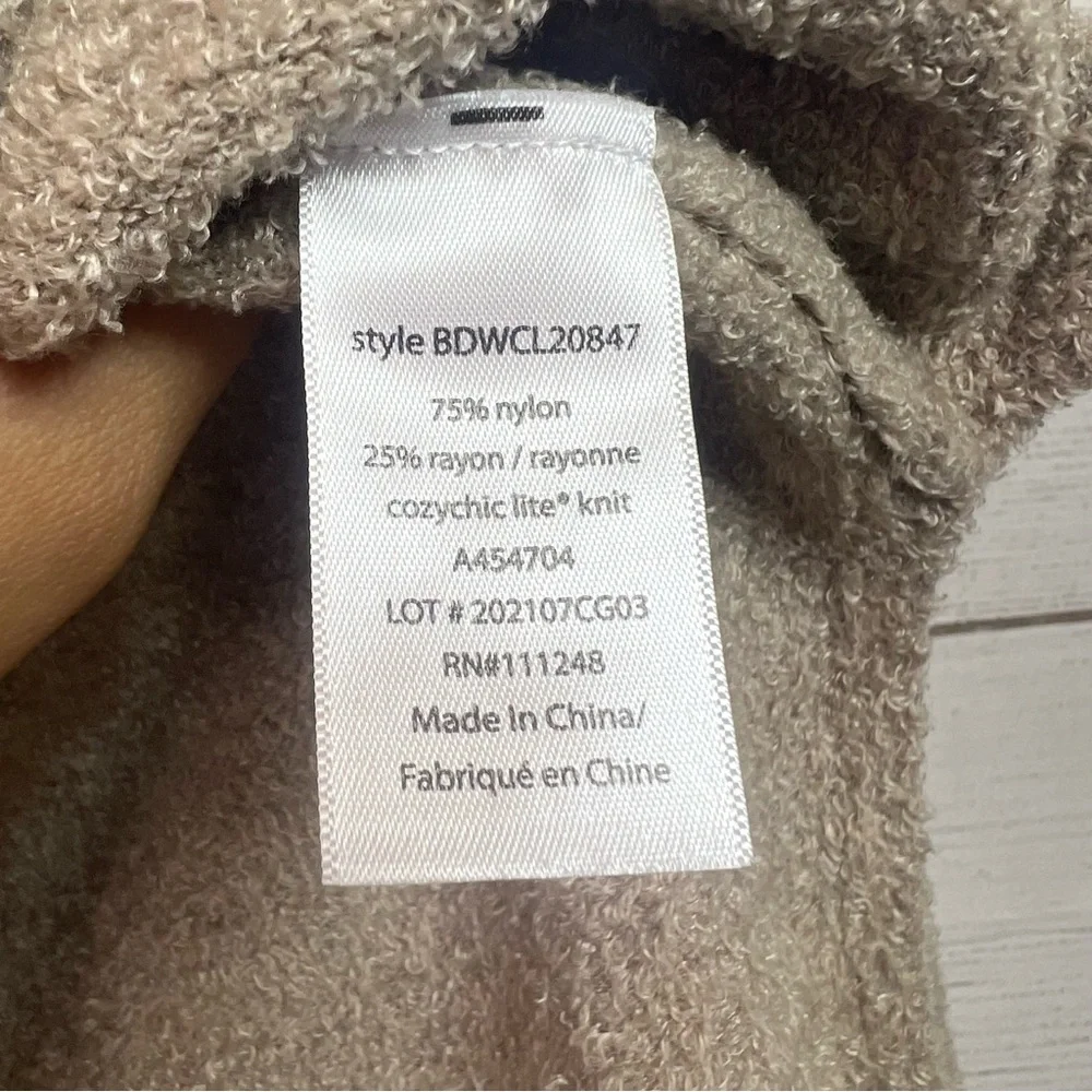 Barefoot Dreams Cozychic Lite Half Zip Poncho Quater Zip Loungewear Size S/M
